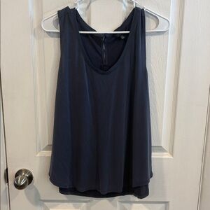 Lucky Brand Blue Sleeveless Top Size Large